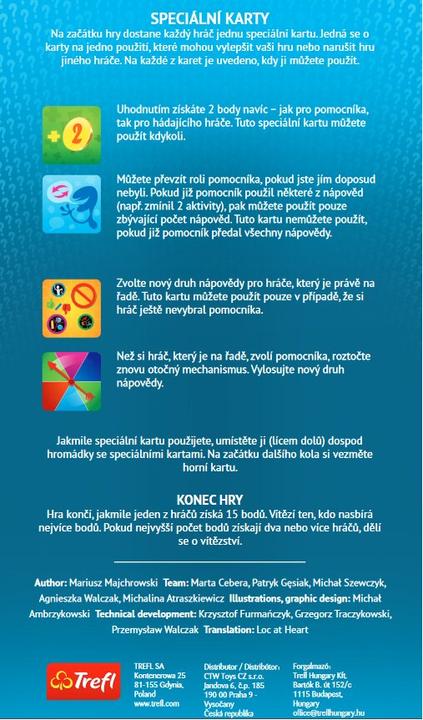 Actual product image Trefl Game Anonimo Pud (English, 3 - 4 Players)