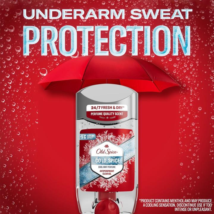 Actual product image Old Spice Cold Spice Antiperspirant Gel (70 ml)