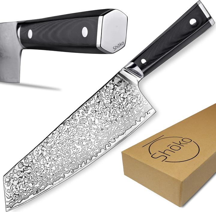 Produktbild Shoko Damastmesser Kiritsuke mit Gravur