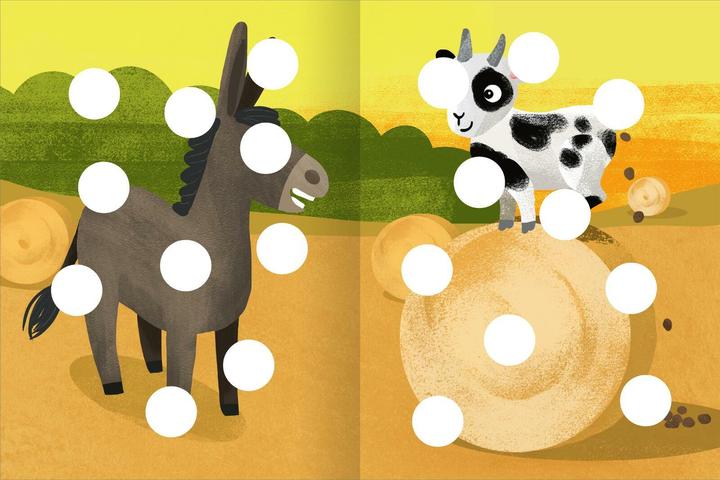 Actual product image My puzzle stickers - Farm