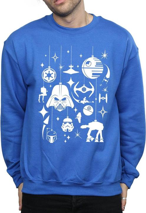 Immagine prodotto Star Wars Christmas Decorations Felpa Uomo (M)