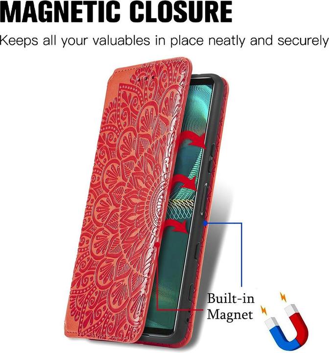 Produktbild König Design Hülle Handy Schutz für Sony Xperia 5 III Case Flip Cover Tasche Etuis Bumper (Sony Xperia 5 III)