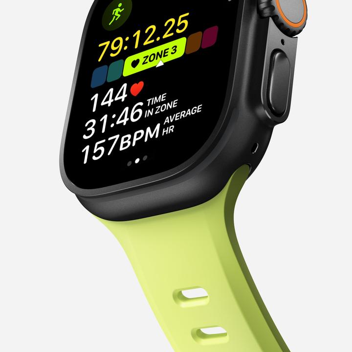 Actual product image Nomad Tempo Band 49mm Lime (Plastic, Rubber)