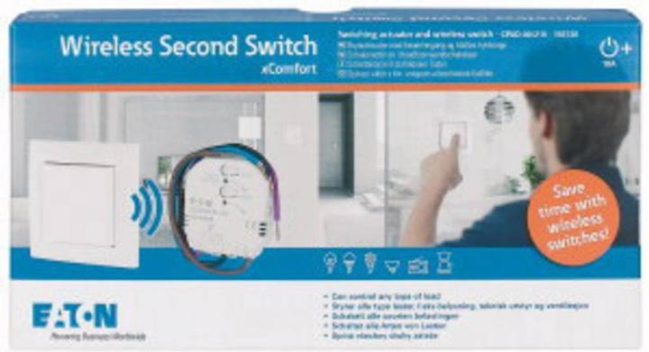 Image du produit Eaton Acteur de commutation radio xComfort, bouton-poussoir mural radio CPAD-00/215 (Actionneur de commutation)