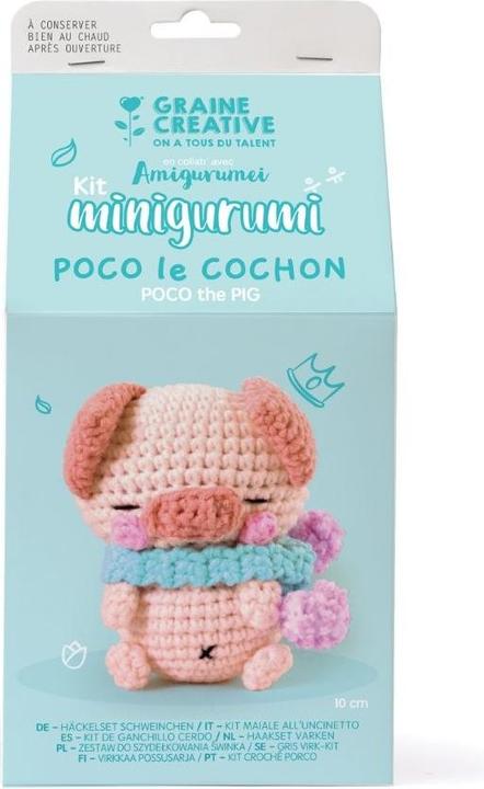 Produktbild Graine Créative Minigurumi-Kit Schwein