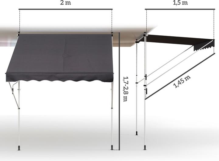 Actual product image Outsunny Clamping awning (2 m)