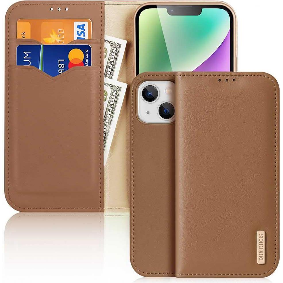Dux Ducis iPhone 15 Plus - HIVO Series Etui braun (Apple iPhone 15 Plus), Smartphone Hülle, Braun