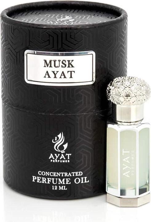 Produktbild Ayat Perfumes Parfum Oil 12ml Alcohol-Free Musk Unisex Oriental Arabic Oud Natural Amber Dubai (Extrait De Parfum, 12 ml)