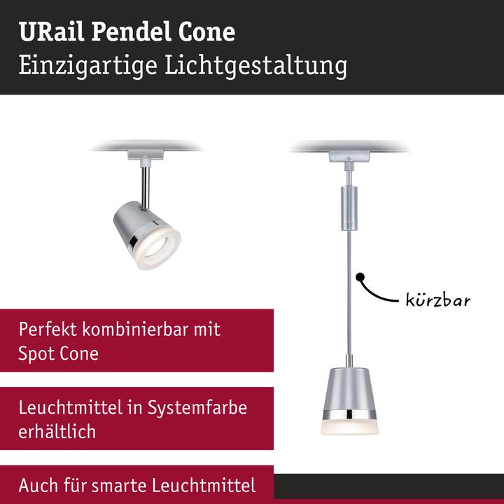 Produktbild Paulmann URail Pendel Cone (GU10)