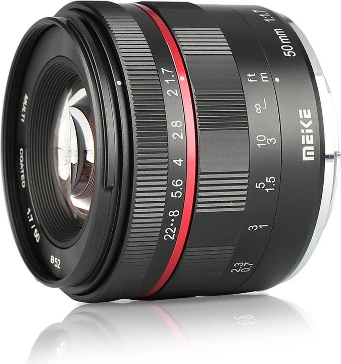 Actual product image Meike 50mm f/1.7, Sony E (Sony E, full size)