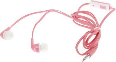 Produktbild Hermex FLACH Kabel Stereo Bass in Ear Kopfhörer Microfon + vergoldete AUX-Stecker + ON OFF - Pink (Kabelgebunden)