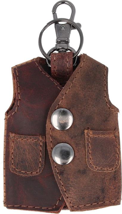 Actual product image Greenland Nature Montana leather key case 6 cm