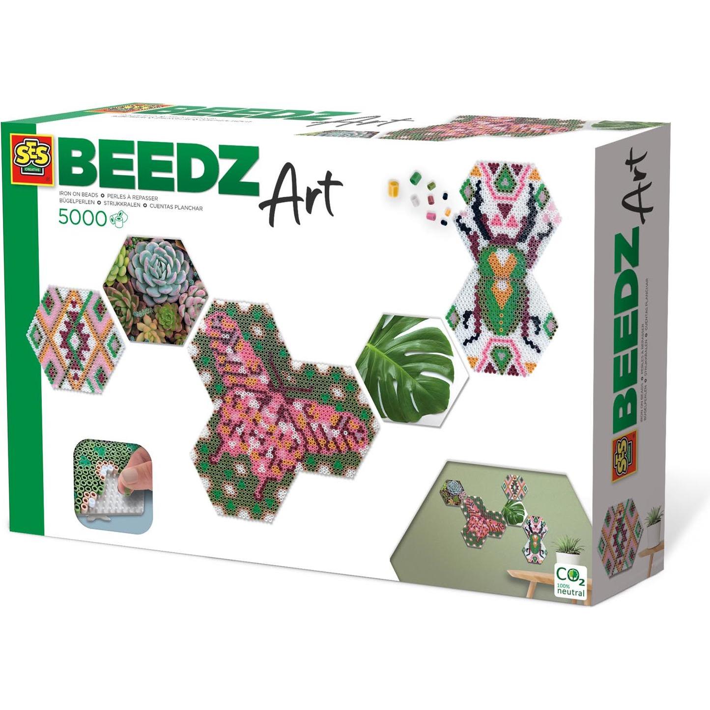 Ses Beedz Art - Hex tiles Botanisch (06021)