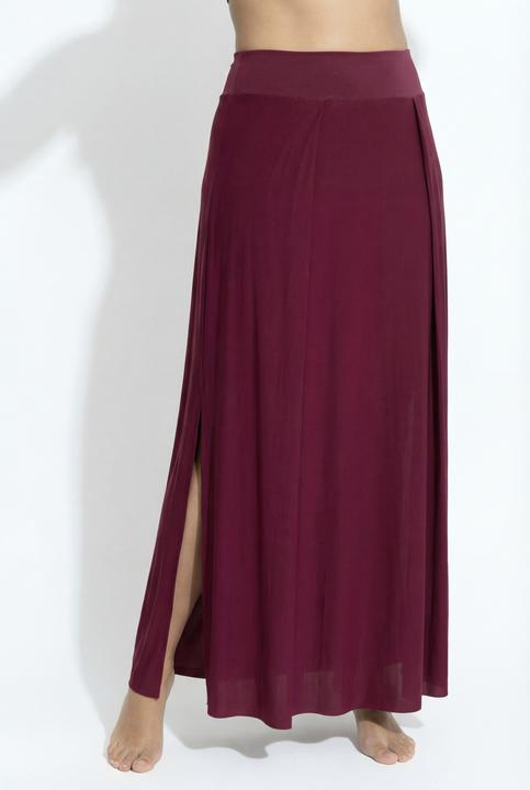 Produktbild Ulla Popken Maxirock, Stretch, Elastikbund, überlappende Bahnen (50, 52)