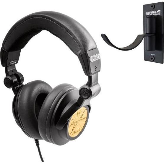 Ultrasone Kopfhörer Signature Master MkII mit Wandhalter (Kabelgebunden), Kopfhörer, Schwarz