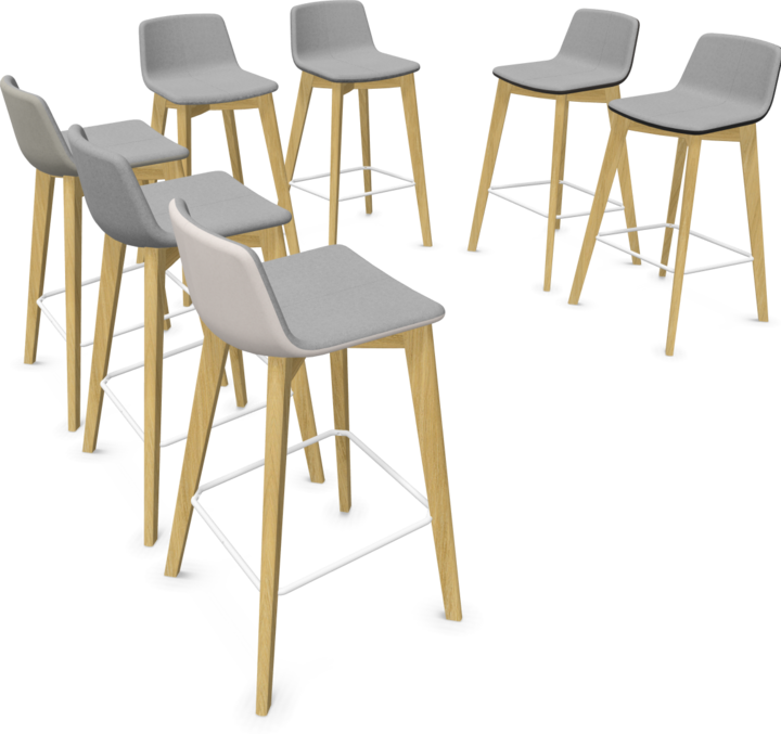 Actual product image Narbutas Twist & Sit Bar Stool