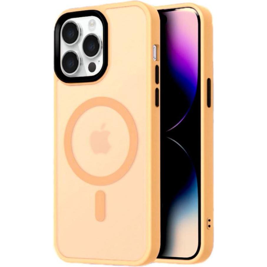 Hurtel Fashion Case MagSafe for iPhone 16 Pro Max - orange (Apple iPhone 16 Pro Max), Smartphone Hülle, Orange