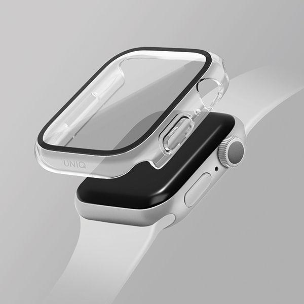 Actual product image Uniq etui Nautic Apple Watch Series 7/8 41mm przezroczysty/dove clear