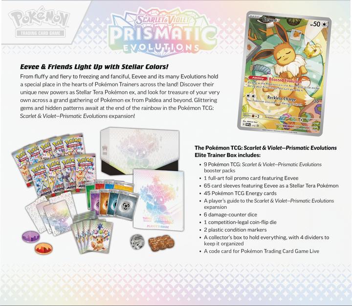 Image du produit Pokémon PKM: Scarlet & Violet 8.5 - Elite Trainer Box (Anglais, Boîte Elite / Top Trainer)