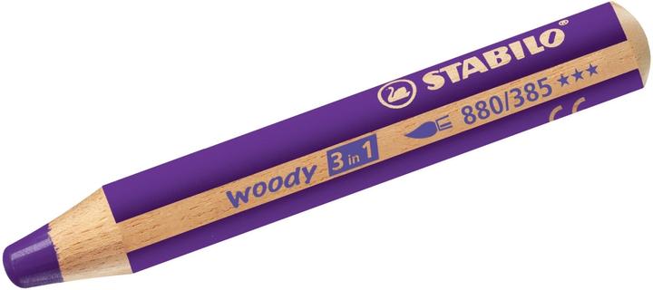 Produktbild STABILO woody 3 in 1 Buntstift (Violett, 1 x)