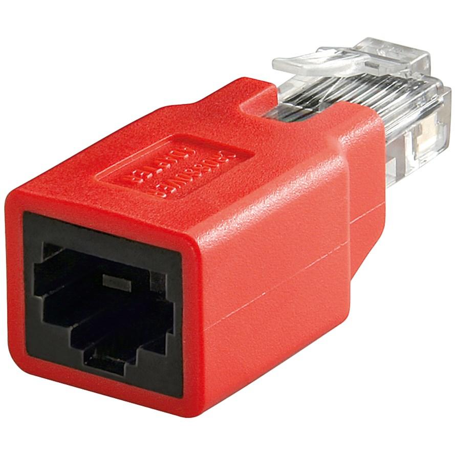 Goobay RJ45 Crossover Modular Adapter CAT 5e (Kabel Zubehör, Netzwerk Zubehör) (41003296)
