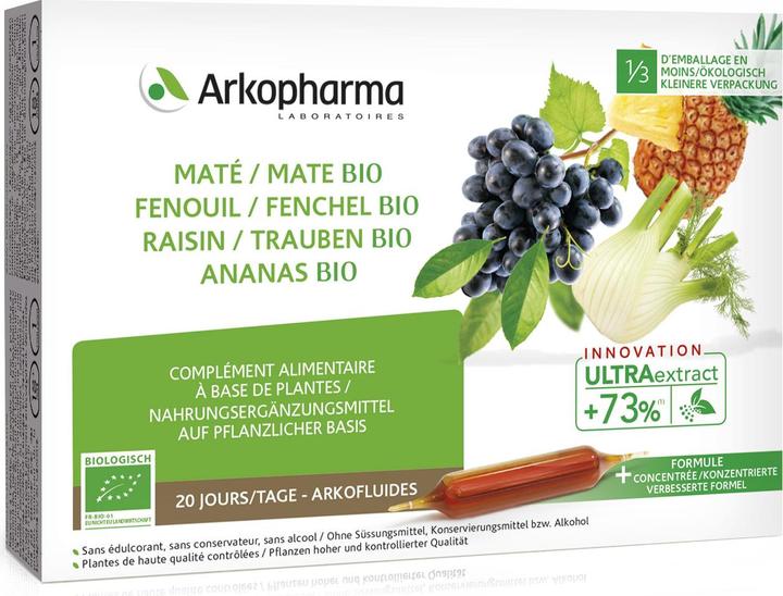 Immagine prodotto Arkopharma Uva di ananas mate finocchio biologico (40 Pezzo/i, Fiala, 370 g)