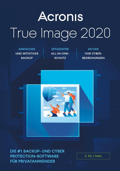 Produktbild Acronis True Image 2020 Premium Subscription 3 Devices 1TB (1 User, 3 Geräte/User, 12 Monate)