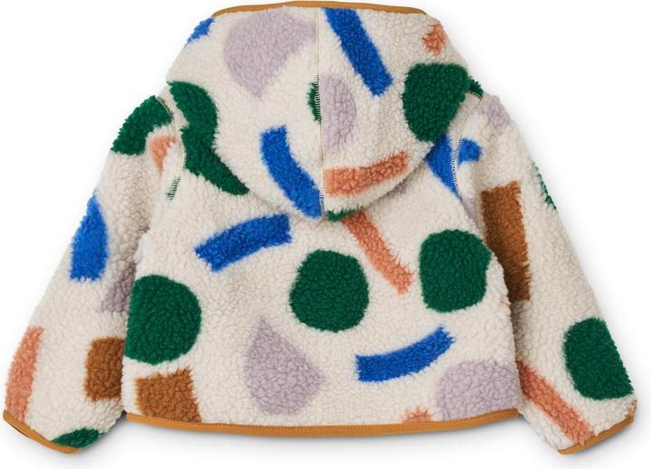 Actual product image Liewood Inge fleece jacket Paint Stoke (98)