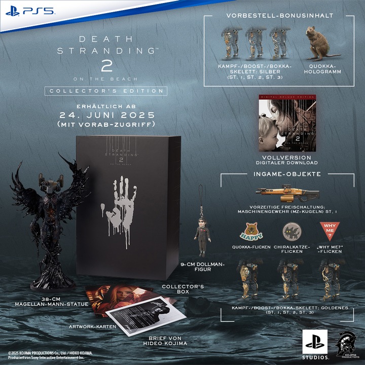 Sony Death Stranding 2: On the Beach Collectors Edition (PS5, DE, FR, IT)