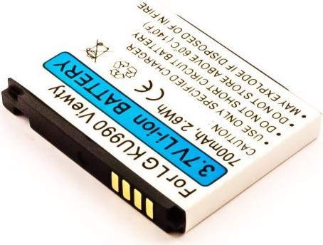 Actual product image LG Battery KU990 Viewty, HB620T