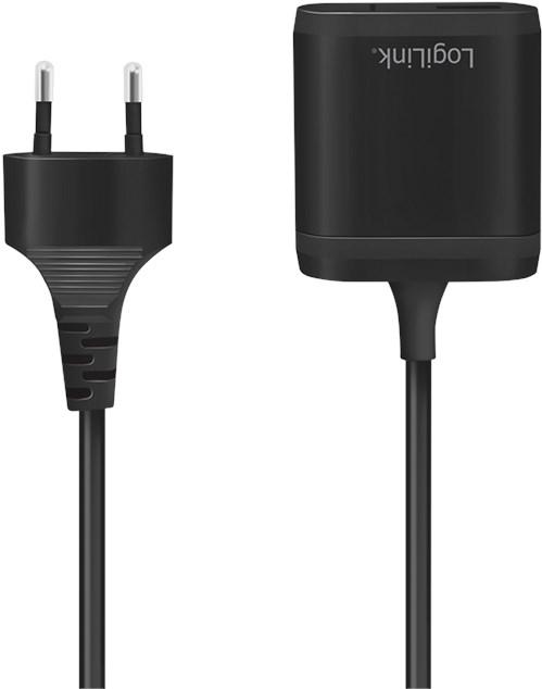 Productafbeelding LogiLink USB-adapterstekker met vaste kabel (12 W)