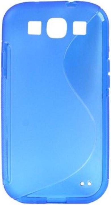Produktbild König Design Schutzhülle TPU Case für Handy Samsung I9300 Galaxy S3 Transparent Blau