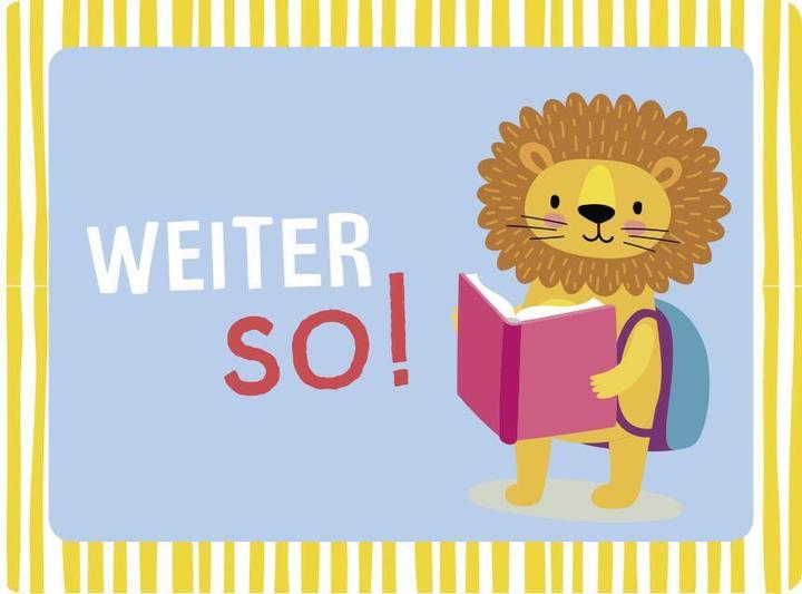 Immagine prodotto Schulkind! Lob-Kärtchen für die Pausenb (Tedesco, Casa editrice Pattloch, 2021)