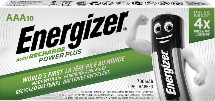 Productafbeelding Energizer Power Plus (10 Pcs., AAA, 700 mAh)