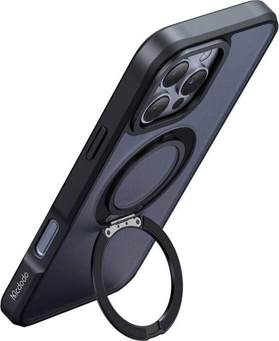 Produktbild Mcdodo PC-4932 MagSafe case for iPhone 16 Pro with stand (black) (Apple iPhone 16 Pro)