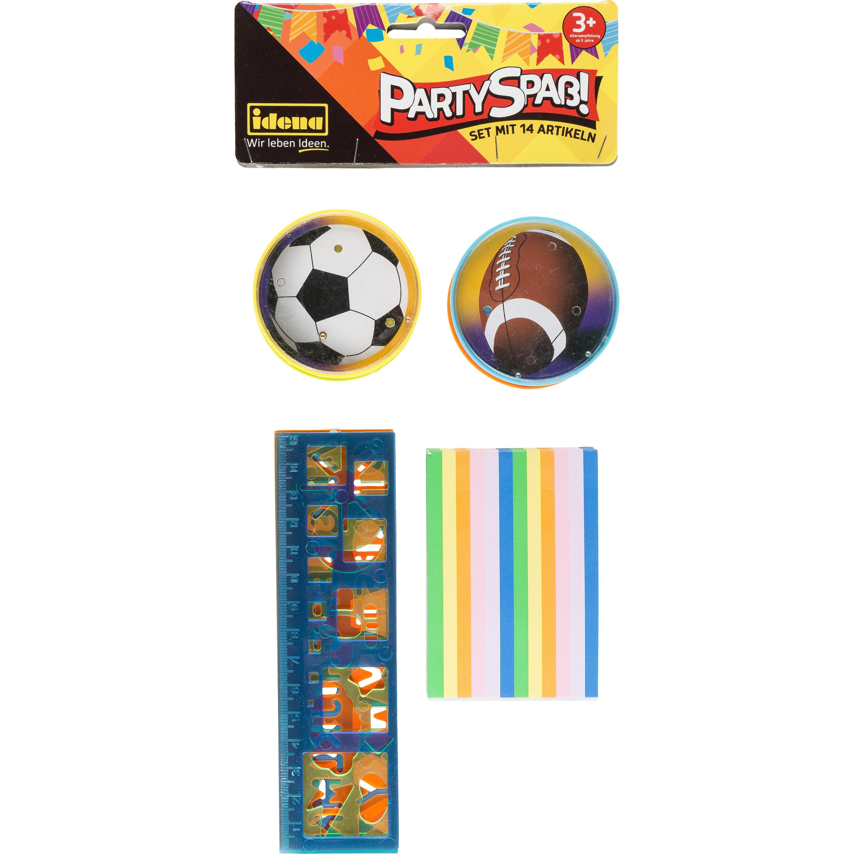 Idena Partyspass Set mit 14 Artikel