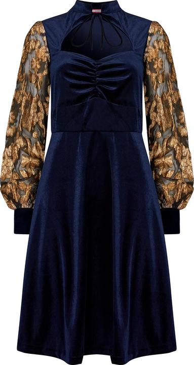Immagine prodotto Joe Browns Contrast Embroidered Sleeve Velour Dress (44)