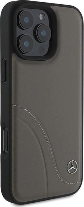 Immagine prodotto Mercedes MEHCP16X23RBCSB iPhone 16 Pro Max 6.9" brązowy/marrone custodia rigida MB Punti Curvi in pelle (Apple iPhone 16 Pro Max)