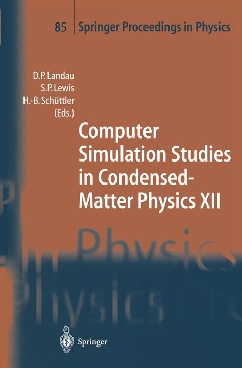 Produktbild Computer Simulation Studies in Condensed-Matter Physics XII (D. P. Landau, H.-B. Schüttler, S. P. Lewis, 2011)