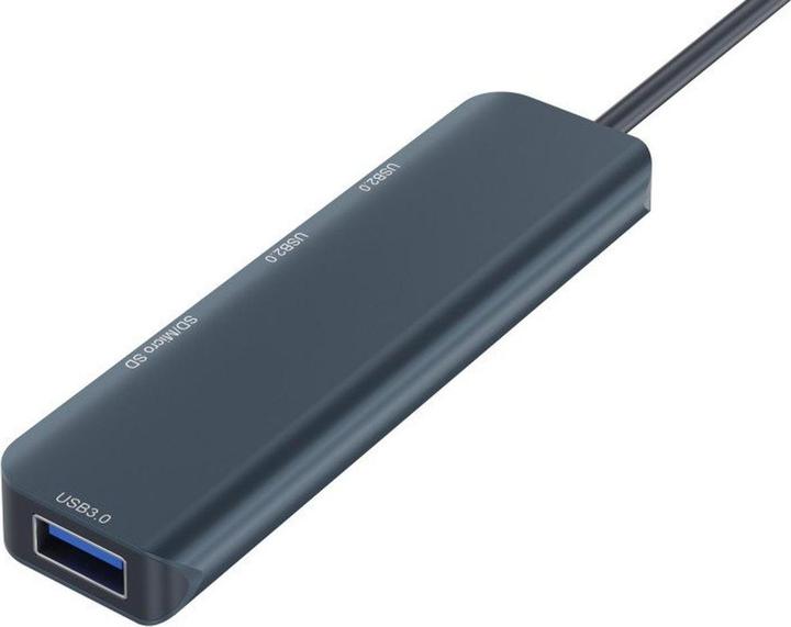 Produktbild Newell 5-in-1-Nabe – grau (USB-C, 5 Ports)