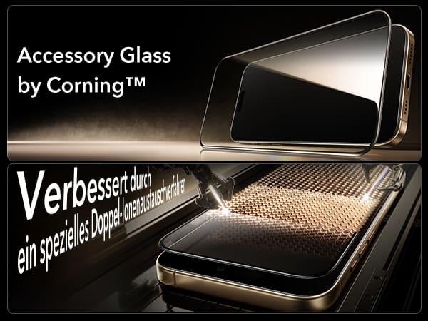 Actual product image ESR Corning UltraFit (3 pack) (3 pcs., Apple iPhone 17 Pro)