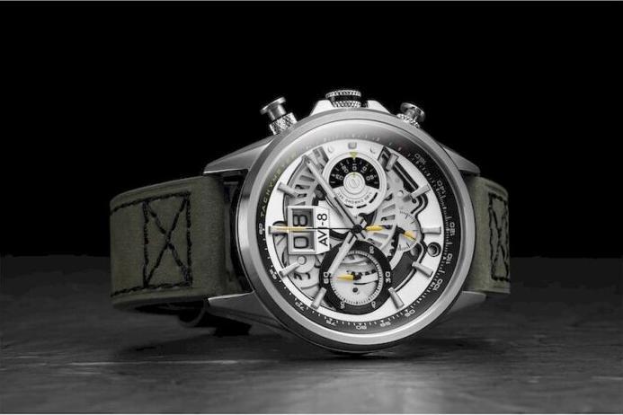 Immagine prodotto AVI-8 AV-4065-01 Cronografo Hawker Harrier 45mm 5ATM (Cronografo, 45 mm)