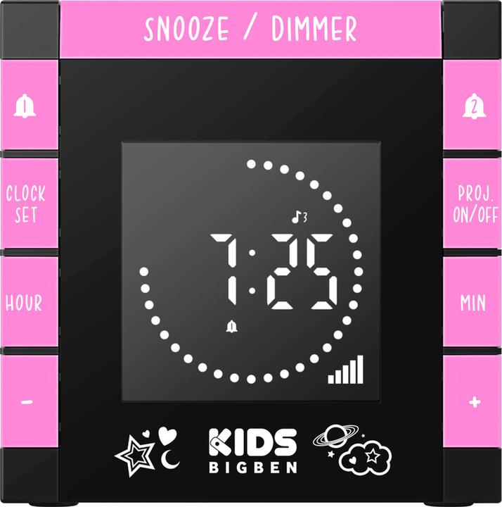 Immagine prodotto Bigben Sveglia per bambini R70 Unicorno 3 (con proiettore)