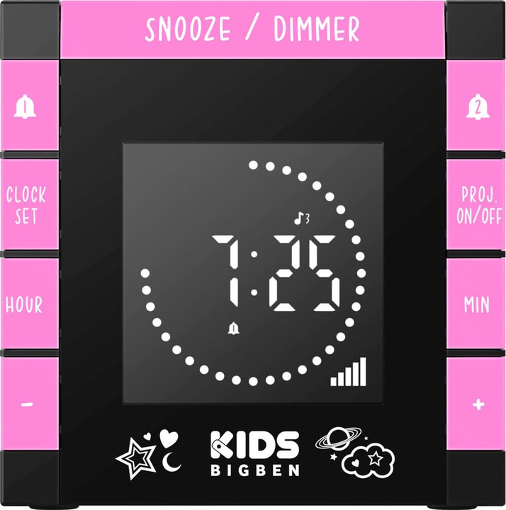 Actual product image Bigben Kids Alarm Clock R70 Unicorn 3 (w. projector)
