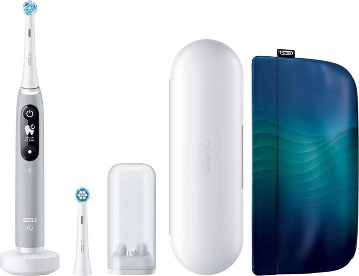 Actual product image Oral-B Elektrische Zahnbürste iO Series6 Grey Opal (Oscillating toothbrush)