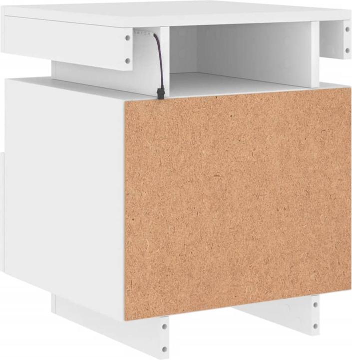 Produktbild VidaXL Nachttisch mit LED-Leuchten (39 x 40 x 48.5 cm)
