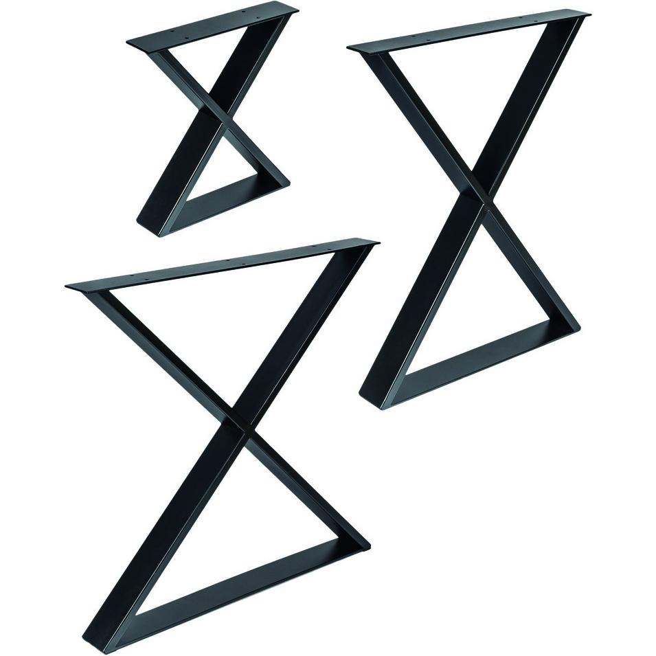 Werkstarck, Tischbeine + Tischgestell, Tischkufen Kreuz