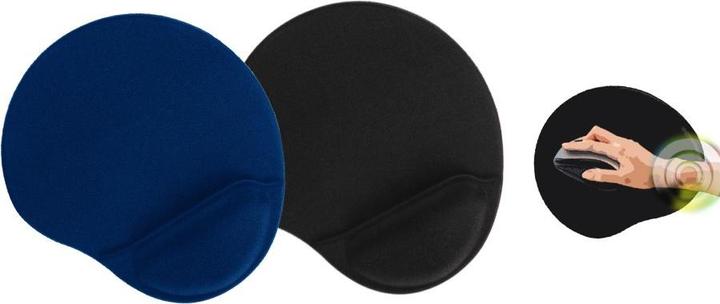 Actual product image Inca Mouse pad IMPS-008M Silicone, wrist support, 3mm, BL retail