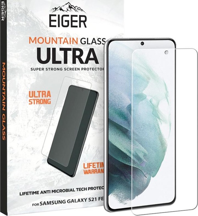 Actual product image Eiger Mountain Glass Ultra (1 Piece, Samsung Galaxy S21 FE)