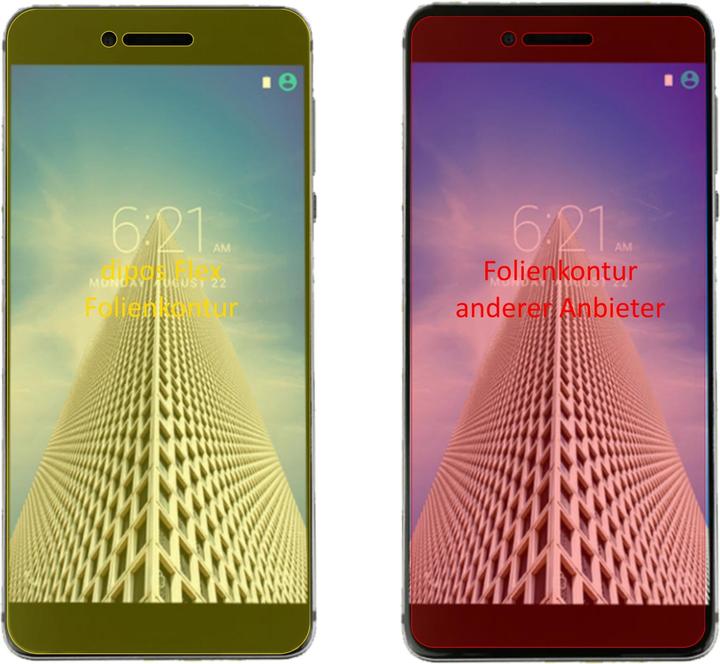 Actual product image Dipos Screen Protector Full-Cover 3D (3 pcs., Vernee Mars Pro)